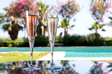 Glass of champagne