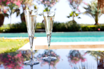 Glass of champagne