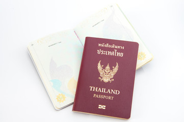 Stethoscope on white background