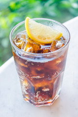 Cola lemon glass