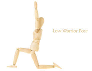 yoga low warrior pose
