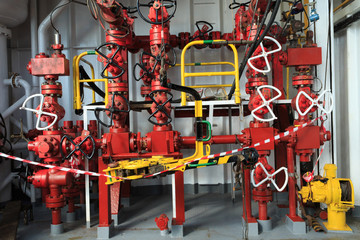 Choke Manifold and Rig Tong on Drilling Rig