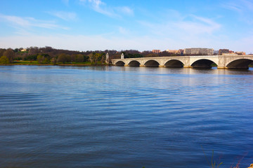 Fototapeta na wymiar Arlington Memorial Bridge, Washington DC, USA