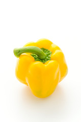 Yellow pepper isolated on white