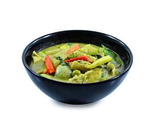Green pork Curry , Thai cuisine