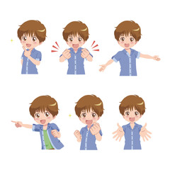 男の子　バリエーション