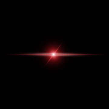 Abstract red beam Light vector