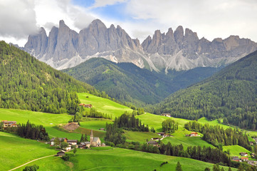 Funes valley, Italy