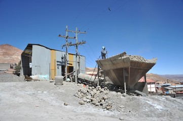 Mining - enrichment plant in Potosi