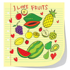 I Love Fruits