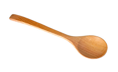 Wooden Spoon Isolated on a white background