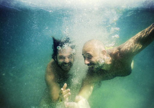 Giocando sott'acqua