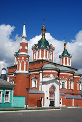 Fototapeta na wymiar Brusensky monastery. Kremlin in Kolomna, Russia.