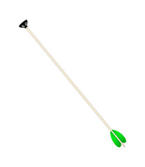 Bow arrow with black sucker tip