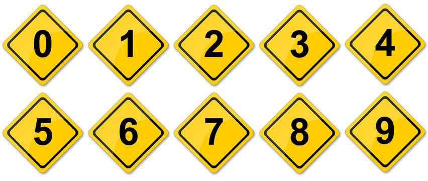 Traffic Sign Numbers