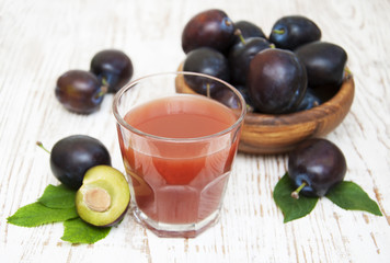 Plum juice