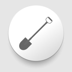 shovel - vector icon