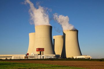 Nuclear power plant Temelin in Czech Republic Europe