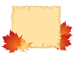 Autumn greeting card
