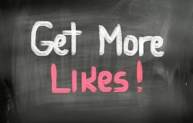 Get More Likes Concept