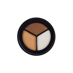 Eye shadows on white background