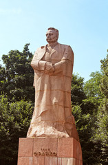 Fototapeta premium Monument of Ivan Franko (1856-1916), Ukrainian poet, writer