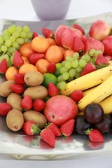 Obst, Jause, Obstkorb, Bio