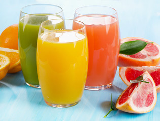 Fresh citrus juices