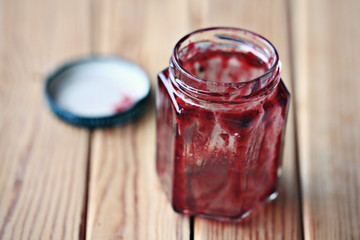 empty jar of jam