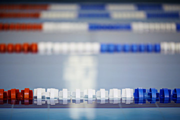 Swimming pool top view