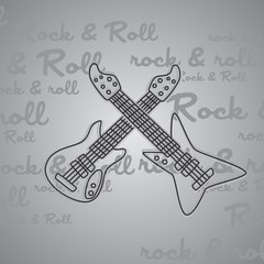 rock and roll guitar theme