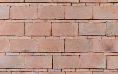 Red brick wall background