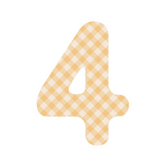 Orange squares pattern number four