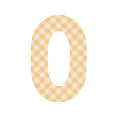 Orange squares pattern number zero