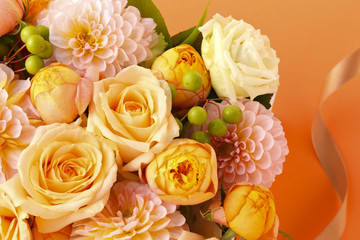 ギフト、花のアレンジ