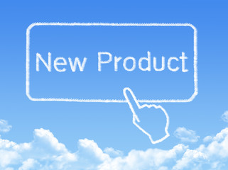 New Product message cloud shape