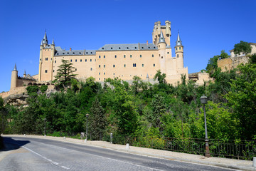 Fototapeta na wymiar Alcazar of Segovia, Castilla Leon, Spain.