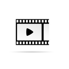 play movie symbol vector illustration