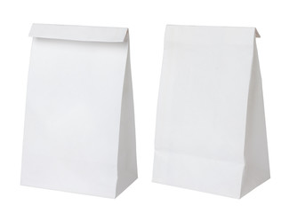 White paper bag