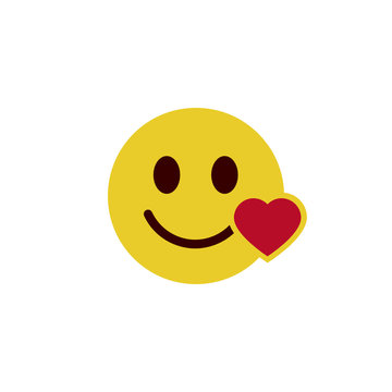 Love flat emoji