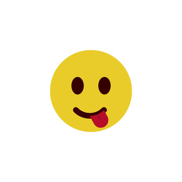 Playful - flat emoji