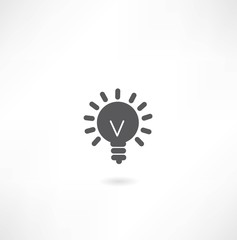 idea light bulb icon