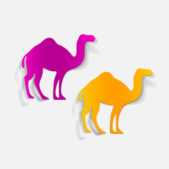 realistic design element: camel