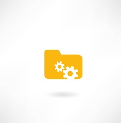 folder icon with cogs