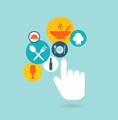 food composition of the icons