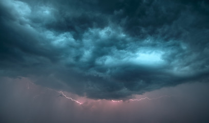 dark storm clouds