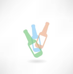 Obraz premium bottle icon