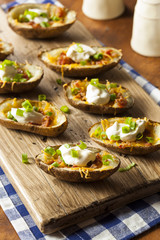 Homemade Potato Skins with Bacon