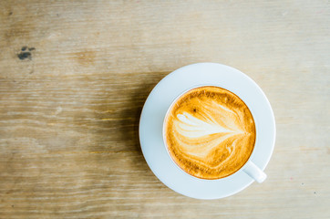 Latte coffee