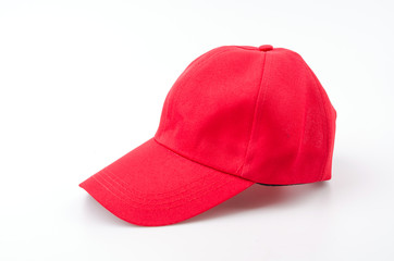 Baseball cap isolated white background